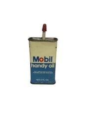 Mobil Handy Oil - 1960'lar teneke kutu.