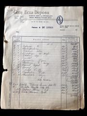 Öziş Ecza Deposu - Fatura