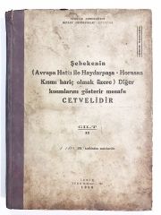 Şebekenin Diğer Kısımlarını Gösterir Mesafe Cetvelidir - Kitap