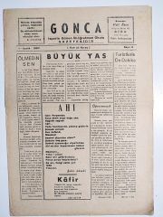 Gonca  Isparta Gönen İlköğretmen okulu Gazetesidir 1 Aralık 1960 - Gazete