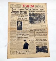 Tan gazetesi, 11 Haziran 1938 Hatay meselesi - Efemera
