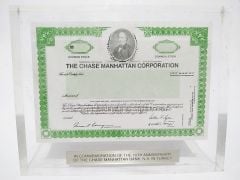 The Chase Manhattan Corporation , N.A. in Turkey - Pleksi plaket