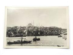 65 Constantinople Vue Panoramique et Mosque Süleymaniye - Fotokart
