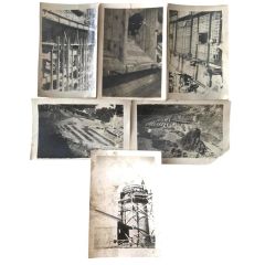 Afyon Buğday Silosu 1936 - 6 adet 6x9 fotoğraf