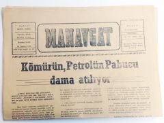 Manavgat gazetesi, 27 Kasım 1985 - Efemera