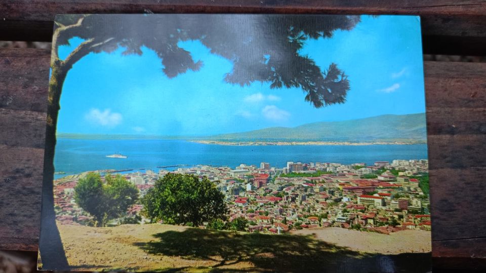 İzmir - Şehrin umumi görünüşü - Paranoma turizm - Kartpostal