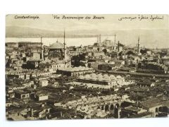 Constantinople Vue panoramique des Bazars - Kartpostal
