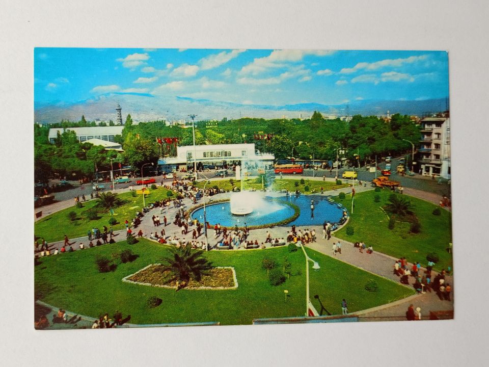 İzmir - Basmahane Fuar kapısı görünüşü - Kartpostal