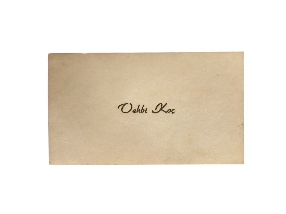 Vehbi KOÇ - Kartvizit