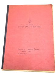 İstanbul Erkek Sanat Enstitüsü / Büyük boy defter