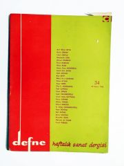 Defne Haftalık Sanat Dergisi / Sayı:34, 22 Kasım 1966 - Dergi