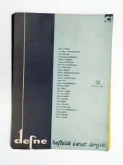 Defne Haftalık Sanat Dergisi / Sayı:32, 8 Kasım 1966  - Dergi