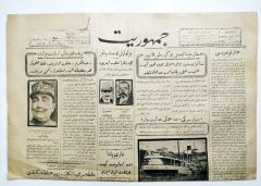 29 Mayıs 1926 tarihli, Osmanlıca Cumhuriyet gazetesi / Gazete