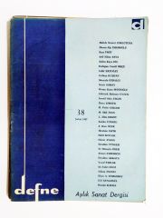 Defne Haftalık Sanat Dergisi / Sayı:38 / Şubat 1967  - Dergi