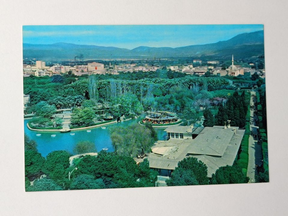 İzmir - Fuar kültür park ada gazinosu - Egenic incisi İzmir - Kartpostal