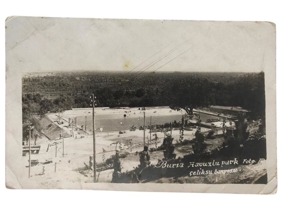 Bursa Havuzlupark Çeliksu Banyosu - Fotokart (Haliyle)