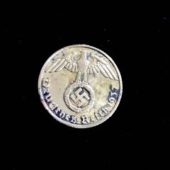 Deutsches Reich 1937 / 5 Reich Pfennig - Nazi Parası / Nümismatik