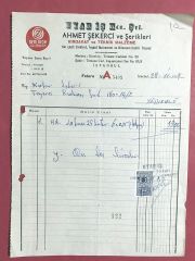 Uyar İş Kol. ŞTİ - 1967 Tarihli Fatura