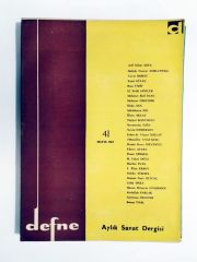 Defne Haftalık Sanat Dergisi / Sayı:41 / Mayıs 1967 - Dergi