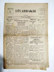 Halkevinde Lisan kursları açıldı - 21 Salı 1937 tarihli Diyarbakır gazetesi  / Gazete
