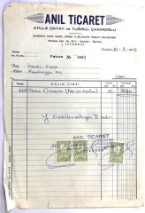 Anıl Ticaret - Haznedar Bakırköy - Fatura