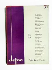 Defne Haftalık Sanat Dergisi / Sayı:39 / Mart / Mart 1967  - Dergi