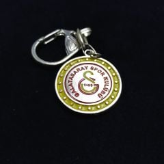 Galatasaray yuvarlak, metal anahtarlık
