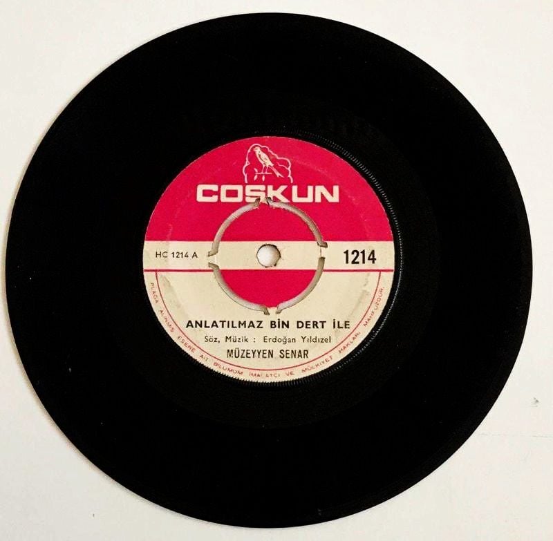 Anlatılmaz Bin Dert İle - Derdimi Kimlere Desem  / Müzeyyen Senar - PLAK