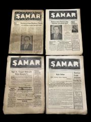 Şamar gazetesi - Samsun / 4 sayı 1952. ilk sayı dahil