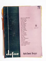 Defne Haftalık Sanat Dergisi / Sayı:58 Ekim 1966 - Dergi
