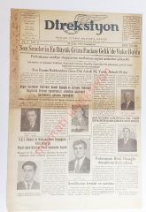 Direksiyon Gazetesi - 29 Ocak 1955 - Efemera