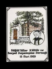 Söğüt'lüler Kültür ve Sosyal Dayanışma Derneği - 18 Mart 1989 - 15x20 Seramik