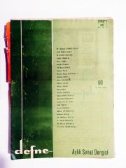 Defne Haftalık Sanat Dergisi / Sayı:60 / Aralık 1968  - Dergi