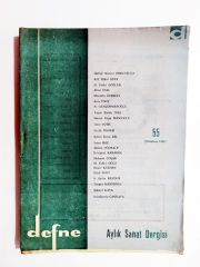 Defne Haftalık Sanat Dergisi / Sayı:55 Temmuz 1965 1968 - Dergi