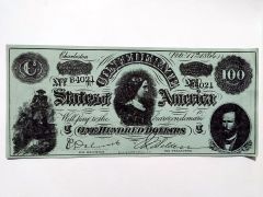 One Hundred Dollars - States Confederate America / Şaka - Reklam Parası