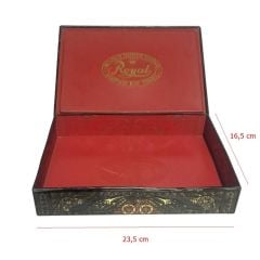 Royal Çikolata ve Şekerleme Fabrikası - Etnopulos Bler Istanbul / Teneke şekerleme kutusu - NADİRRR