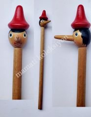 Ahşap Pinokyo başlıklı kurşun kalem