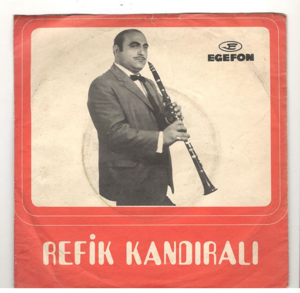 Refik KANDIRALI - Plak kapağı  (Sadece kapaktır, içerisinde plak yoktur.)