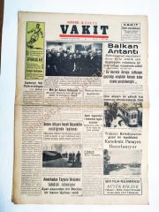 Vakit gazetesi - 22 Şubat 1939 Trabzon Belediyesinin... - Efemera