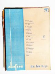 Defne Haftalık Sanat Dergisi / Sayı:57 Eylül 1968  - Dergi