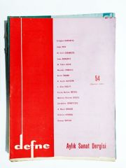 Defne Haftalık Sanat Dergisi / Sayı:54 Haziran 1968 - Dergi