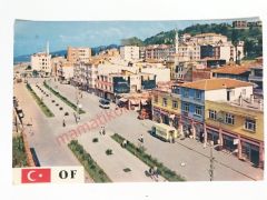 Of Kartpostal - Kentin ana caddelerinden biri / Hitit Color Kartpostalları