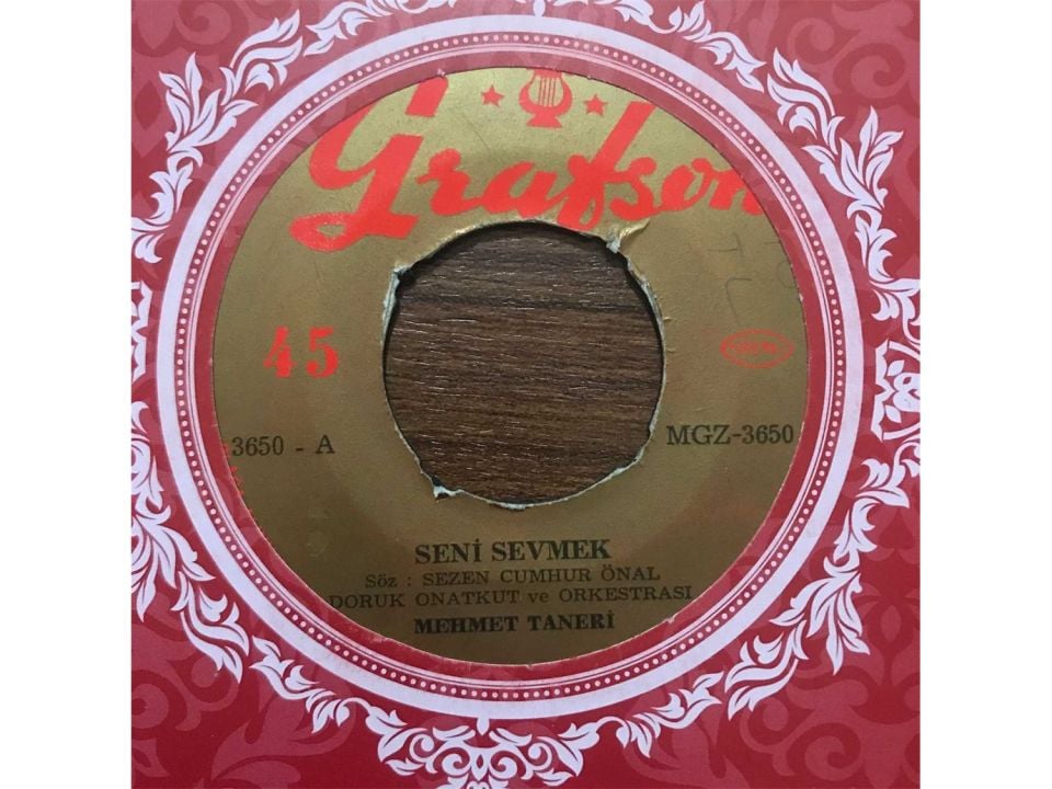 Seni sevmek - Ben sevilmeyi bilmezdim - Mehmet TANERİ - 45'lik plak