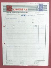 Kamping A.Ş. OSMANBEY - Fatura