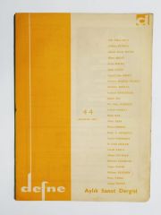 Defne Haftalık Sanat Dergisi / Sayı:44 Ağustos 1967  - Dergi