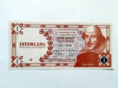 Interlang Schools of English 1 Kuruş / Şaka - Reklam Parası