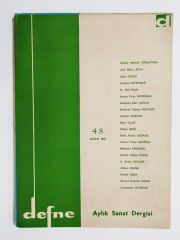 Defne Haftalık Sanat Dergisi / Sayı: 48 Aralık 1967 - Dergi