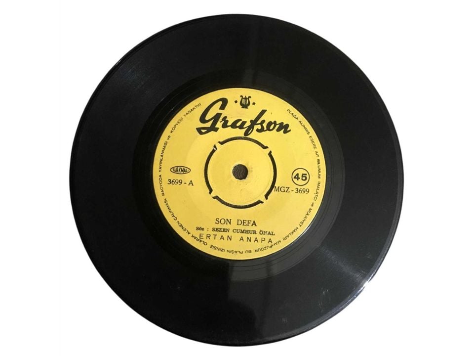 Son defa - Canım isterse / Ertan ANAPA - 45'lik plak