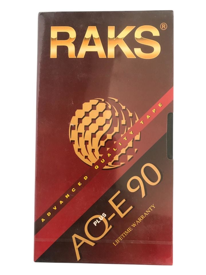 Raks AQ-E 90 / Ambalajında VHS Video kaset