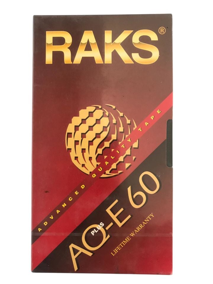 Raks AQ-E 60 / Ambalajında VHS Video kaset